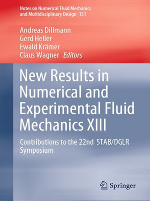 cover image of New Results in Numerical and Experimental Fluid Mechanics XIII